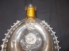 Remy Martin Louis Xiii Cognac Empty Bottle No Stopper Baccarat Crystal Gold Neck