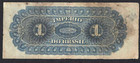  1870  Brazil Empire 1 Mil Reis   P-a244   Dom Pedro Ii   Very Scarce Type