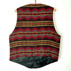 Vintage Pendleton High Grade Western Wear Wool Multi Color Vest Men s Large Usa