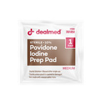 Povidone Iodine Prep Pad 10  Medium  100 bx