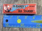 Vintage M Hohner Old Standby Harmonica No 34b Made In Germany Original Box