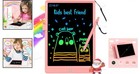 Durable Pink Lcd Drawing Pad - Eye-protecting Doodle Board For Kids