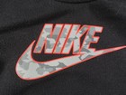 Nike Sweatshirt Baby 12m Black Camo Logo Crewneck Pullover Fleece Sweater Swoosh