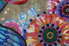 Bead Embroidery Kit On Natural Artist Canvas  with Dobrymy Vistiamy 