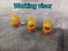 Mattel Space 1999 Eagle Yellow Helmets Set Of 3 Action Figure Diorama 