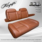  kozip  Club Car Precedent tempo Golf Cart Front Seat backrest Cushion Set Brown
