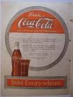 Collier s  Magazine 1919 Cover Of Pretty Woman  Vintage Coca Cola Ad