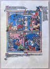 Hand Painted Illuminated Manuscript The Crusader Bible Morgan Picture Bible