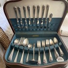 1950 April Wm Rogers International Silver Co 50 Piece Silverware Set