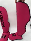 Krbon Shin Guards Pink L xl New