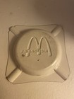 Vintage Metal Mcdonald s Gold Tone Metal Ashtray  Very Rare