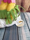 Gund Sanrio Gudetama The Lazy Egg Plush Hula Stuffed Toy 11  New With Tags 