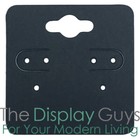 100pc 2x2  Inch Black Paper Earrings Display Hanging Cards For Accessory Jewelry