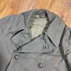 Vintage Army Ww2 Mackinaw Coat Jacket  jeep Coat  Dated Feb  1945 Wwii 40s