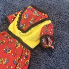 Vintage Barbie 1974 Sears Exclusive Red Print Solid Yellow Peasant Dress Vhtf