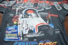Vintage 90s Joe Amato Nhra Drag Racing T-shirt Logo Athletic Dragster All Over