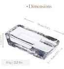 Cigar Ashtray Big Ashtrays For Cigarettes Large Heavy Glass Timeless Design