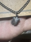 Vintage Sterling Silver Indian Motorcycle Tie Holder Clip Bar