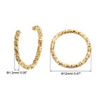 Open Jump Rings 100pcs 12mm O-ring Connectors For Jewelry Making  Golden