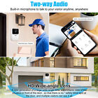 Smart Wireless Wifi Doorbell Intercom Video Recording Camera Door Bell Security