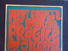 Original Concert Poster north Dakota-west Coast Light Show-fragile_zoo Kepper-69