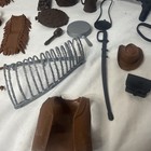 Marx Johnny Best Of The West Indian Chief Geronimo Accessories Lot Sword Hats