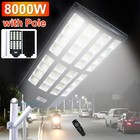 12000000lm Commercial Solar Street Light Outdoor Dusk To Dawn Solar Super Bright