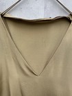 Ralph Lauren Khaki Silk Cut And Sew Xs