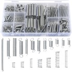 210 Pcs Spring Assortment Kit  Compression And Extension Springs  Zinc Plated   