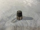 Sterling Silver Gold Band Thimble Simons Bros Monagram  lj  pat May 28  89  Sz 9