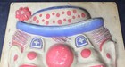 Carnival Water Shooting Game Clown Face - 14 x15  - Vintage