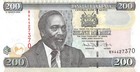 Kenya  200 -   30 3 2008  Series  Bv  Circulated Banknote Qz5