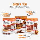Good  n  Fun Triple Flavor Kabobs  Rawhide Chews For All Dogs  48 Oz