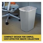 Rubbermaid Commercial 295700gy 10 25-gal  Deskside Wastebasket - Gray New