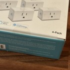 Kasa Smart Plug Mini 15a  Smart Home Wi-fi Outlet  4-pack White Alexa Google