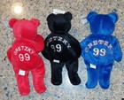 Wayne Gretzky 1999 Salvino   s Bammers  Beanie Bears  3 Pcs  Black  Red    Blue