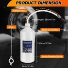 1l Brake Bleeder Bottle   One Person Brake Fluid Bleeding Kit With Tube   Rub   