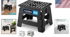 Folding Lightweight Step Stool - 8 Inch Slip-resistant For Kitchen   Kids