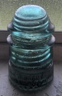 Vintage Aqua Green Hemingray No  12 Glass Insulator - Patent May 2  1893 -  3 5   