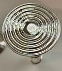 Pair  lunt Sterling Silver 29 80 Oz  Weighted Candle Stick Holders 8 5  Tall 