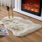 Ultra Soft Fluffy Shaggy Area Rug Faux Fur Rug Chair Cover Seat Pad Fuzzy Are   