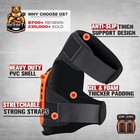 Rexbeti Knee Pads For Men  Anti-slip Construction Gel Original  Orange