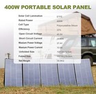 Allpowers Sp037 400w Portable Solar Panel Waterproof Foldable For Power Station