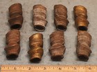 8 Vintage Knights Of Columbus Figural Cast Brass Sword Pommels    New Old Stock