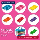 Tifara Beauty Salon Heatless Flexible Hair Rollers Curlers 42-pack 7  Soft Foam
