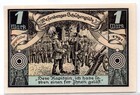 1921 Germany Wesenberg Notgeld 1 Mark Note  ng499 