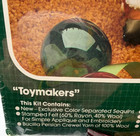 Bucilla 48989 Felt Applique Toymakers Santa Claus Elves Christmas Ornament Kit