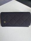 Chanel Quilted Black Fabric Sunglasses Case Soft Case Only Cc Logo Authentic