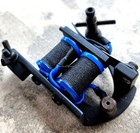 Black Jensen Shader Tattoo Machine Neon Blue Coils Handmade Forward Usa Custom
