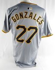2024 Pittsburgh Pirates Marco Gonzales  27 Game Issued Pos Used Grey Jersey 0